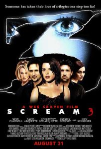 poster film scream 3 2000